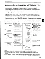 Preview for 45 page of Panasonic KX-F800 Operating Instructions Manual