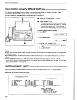 Preview for 46 page of Panasonic KX-F800 Operating Instructions Manual