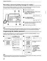 Preview for 62 page of Panasonic KX-F800 Operating Instructions Manual