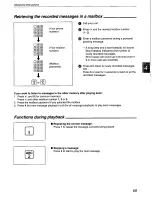 Preview for 69 page of Panasonic KX-F800 Operating Instructions Manual