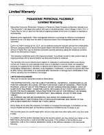 Preview for 87 page of Panasonic KX-F800 Operating Instructions Manual