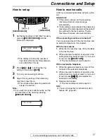 Preview for 17 page of Panasonic KX-FB421 Operating Instructions Manual