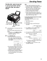 Preview for 43 page of Panasonic KX-FB422CX Operating Instructions Manual