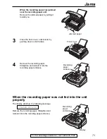 Preview for 71 page of Panasonic KX-FL501 Operating Instructions Manual