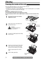 Preview for 74 page of Panasonic KX-FL501 Operating Instructions Manual