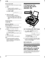 Preview for 42 page of Panasonic KX-FL541 Operating Instructions Manual