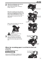 Preview for 73 page of Panasonic KX-FLB751AL Operating Instructions Manual