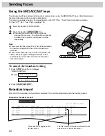 Preview for 60 page of Panasonic KX-FM106 Operating Instructions Manual