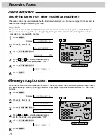 Preview for 78 page of Panasonic KX-FM106 Operating Instructions Manual