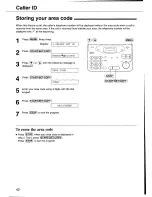 Preview for 42 page of Panasonic KX-FP105 Operating Instructions Manual