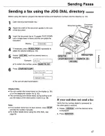 Preview for 47 page of Panasonic KX-FP105 Operating Instructions Manual