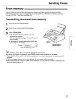 Preview for 55 page of Panasonic KX-FP105 Operating Instructions Manual