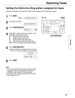 Preview for 69 page of Panasonic KX-FP105 Operating Instructions Manual