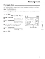 Preview for 79 page of Panasonic KX-FP105 Operating Instructions Manual