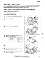 Preview for 89 page of Panasonic KX-FP105 Operating Instructions Manual