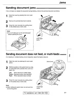 Preview for 91 page of Panasonic KX-FP105 Operating Instructions Manual