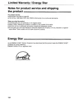 Preview for 100 page of Panasonic KX-FP105 Operating Instructions Manual