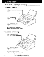 Preview for 6 page of Panasonic KX-FP105 Quick Start Manual