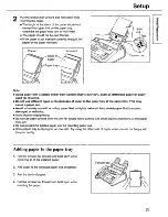 Preview for 21 page of Panasonic KX-FP105 Quick Start Manual