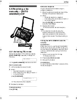 Preview for 33 page of Panasonic KX-FP141AL Operating Instructions Manual