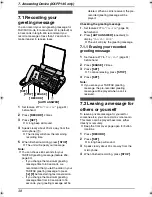 Preview for 40 page of Panasonic KX-FP141AL Operating Instructions Manual