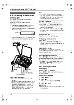 Preview for 38 page of Panasonic KX-FP143RU Operating Instructions Manual