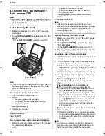 Preview for 24 page of Panasonic KX-FP711CX Operating Instructions Manual