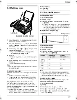 Preview for 27 page of Panasonic KX-FP711CX Operating Instructions Manual