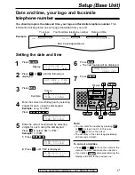 Preview for 17 page of Panasonic KX-FPC165 Operating Instructions Manual