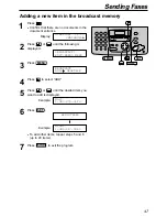 Preview for 47 page of Panasonic KX-FPC165 Operating Instructions Manual