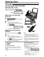 Preview for 52 page of Panasonic KX-FPC165 Operating Instructions Manual