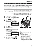 Preview for 63 page of Panasonic KX-FPC165 Operating Instructions Manual