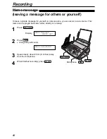 Preview for 68 page of Panasonic KX-FPC165 Operating Instructions Manual