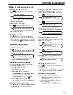 Preview for 71 page of Panasonic KX-FPC165 Operating Instructions Manual