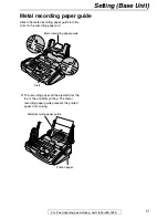 Preview for 17 page of Panasonic KX-FPG372 Operating Instructions Manual