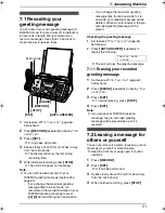 Preview for 53 page of Panasonic KX-FPG376 Operating Instructions Manual