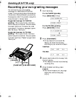 Preview for 58 page of Panasonic KX-FT74HK Operating Instructions Manual