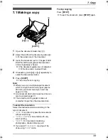 Preview for 39 page of Panasonic KX-FT901BX Operating Instructions Manual