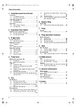 Preview for 2 page of Panasonic KX-FT982HK Operating Instructions Manual