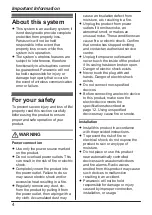 Preview for 4 page of Panasonic KX-HNA101FX Installation Manual