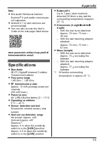 Preview for 15 page of Panasonic KX-HNS102FX Installation Manual