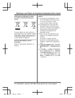 Preview for 7 page of Panasonic KX-HNS104 Installation Manual