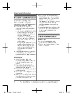 Preview for 6 page of Panasonic KX-HNS105C Installation Manual