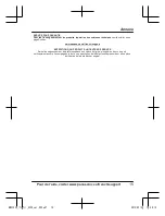 Preview for 31 page of Panasonic KX-HNS105C Installation Manual