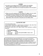 Preview for 3 page of Panasonic KX-L840A Operating Instructions Manual