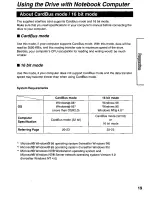 Preview for 19 page of Panasonic KX-LRW10A Operating Instructions Manual