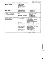 Preview for 41 page of Panasonic KX-LRW10A Operating Instructions Manual