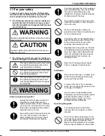 Preview for 3 page of Panasonic KX-MB2010BL Important Information Manual