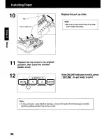 Preview for 28 page of Panasonic KX-P3123 - KX-P 3123 B/W Dot-matrix Printer Operating Instructions Manual