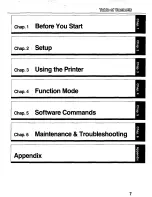 Preview for 7 page of Panasonic KX-P3124 Operating Instructions Manual